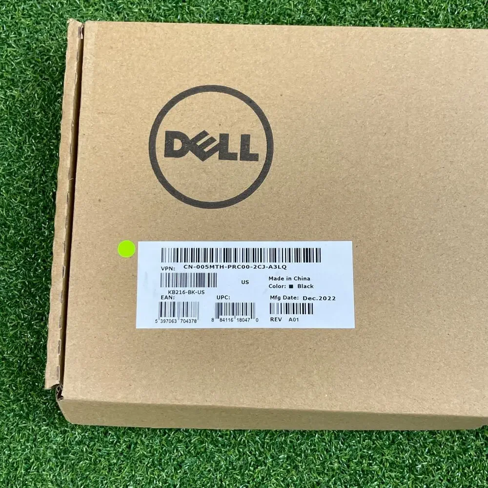 Dell KB216-BK-US Multimedia Keyboard Wired USB Black NEW